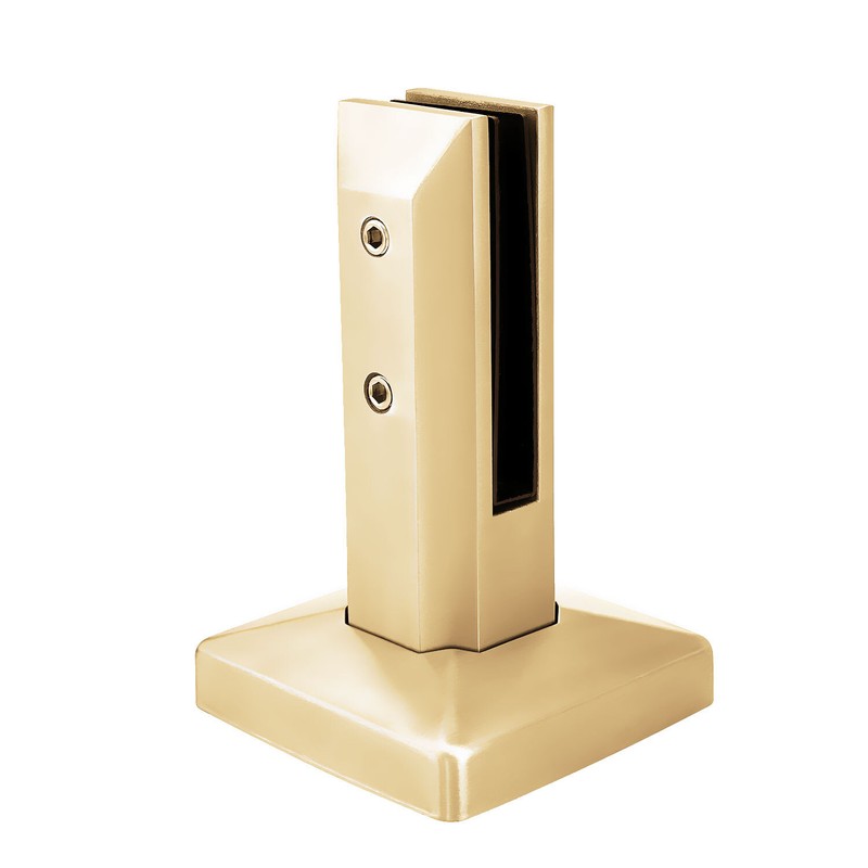 CSDMS160A- Glass Railing Adjustable Square Heavy Duty Spigot, 2"X 2"x 6 1/4" gallery