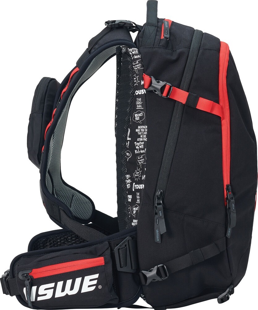 USWE Core Off-Road Daypack - 25L - Black/Red 2