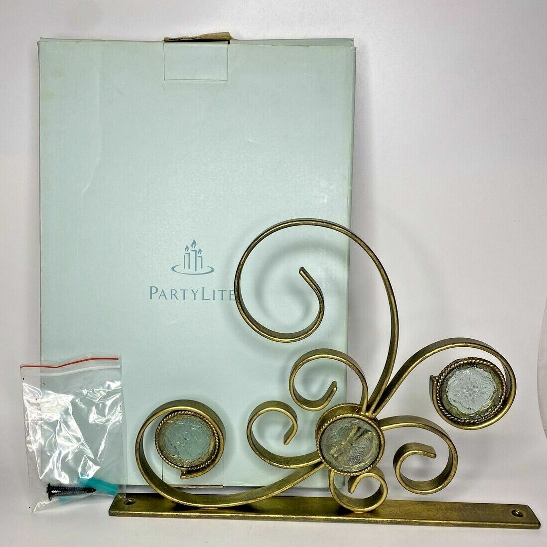 PartyLite Tranquil Light Wall Bracket NIB P9C&19D/P8181WB gallery