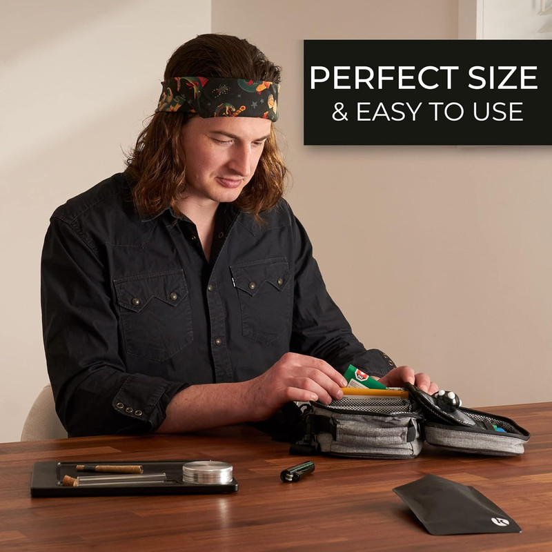 Discrete Smell Proof Odorless Bag with Easy Use Combination Lock - the Perfect S gallery