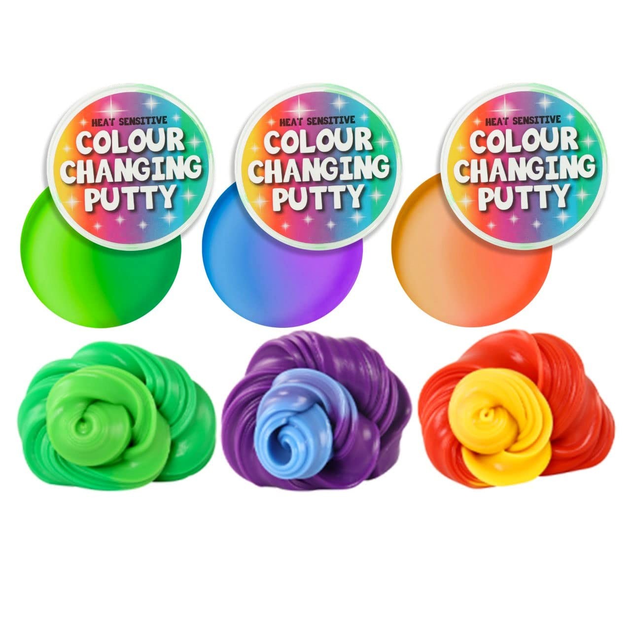 Colour Changing Slime Putty, 1, Pack, Random 6.5 cm x x 2 cm, Red gallery