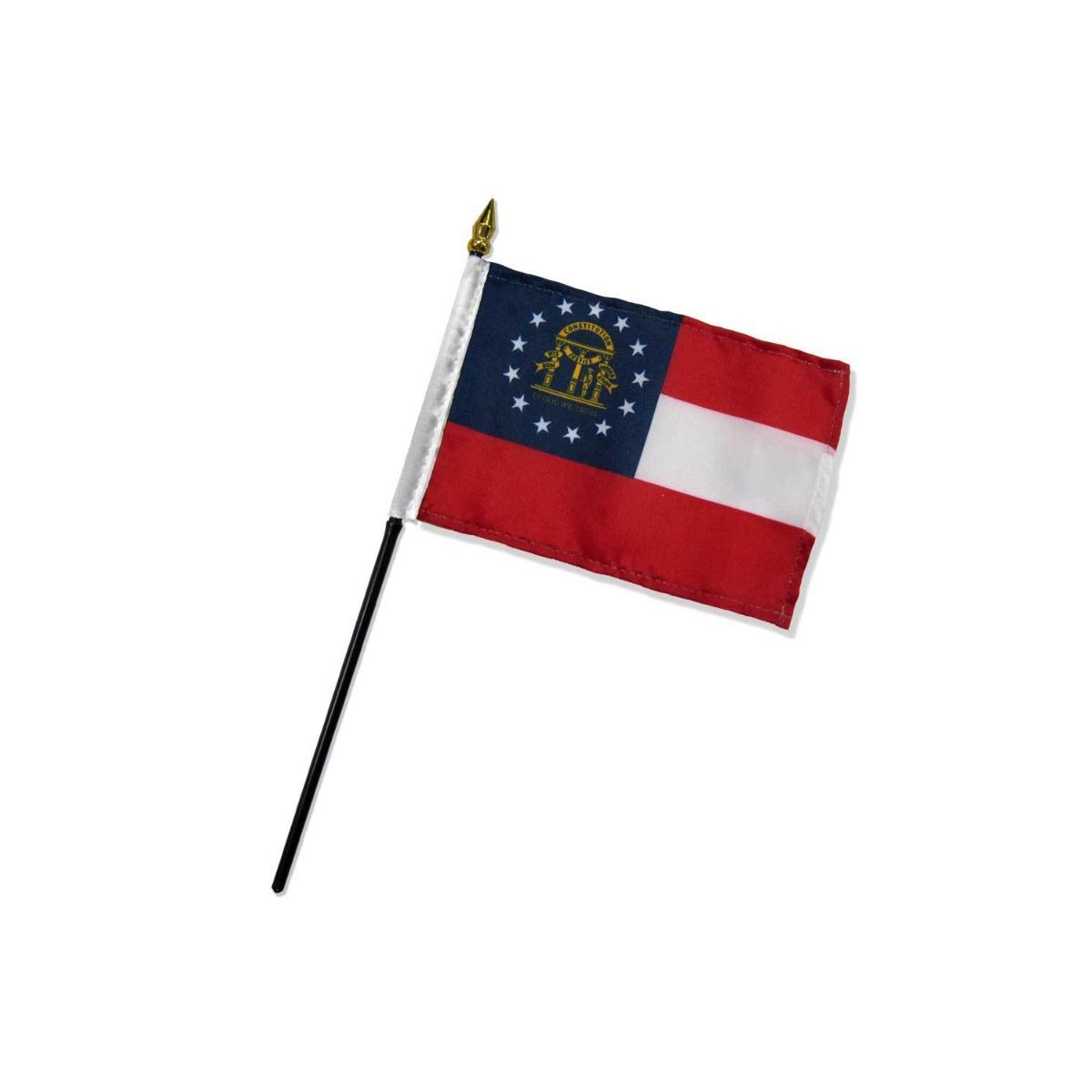 Georgia 4x6in State Stick Flag - Mini USA Desk Flag Parade Classroom Decor gallery