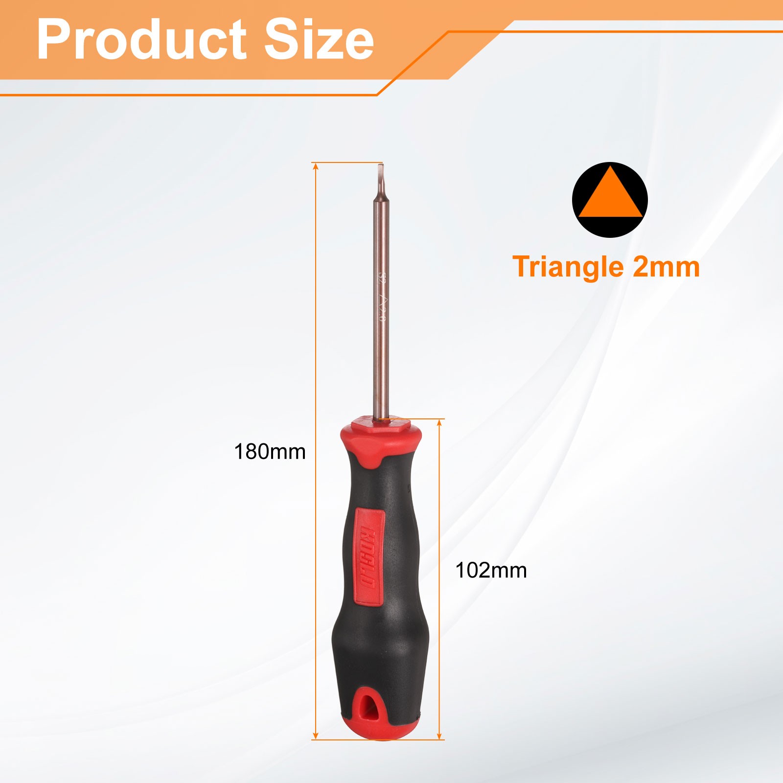 2mm 7.09" Magnetic Triangle Screwdriver for S2 Alloy Steel gallery