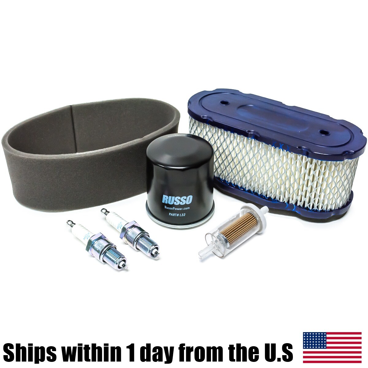 Engine Tune Up Service Kit for Kawasaki Fuel Oil Filters Cub Cadet RZT50 Mower gallery