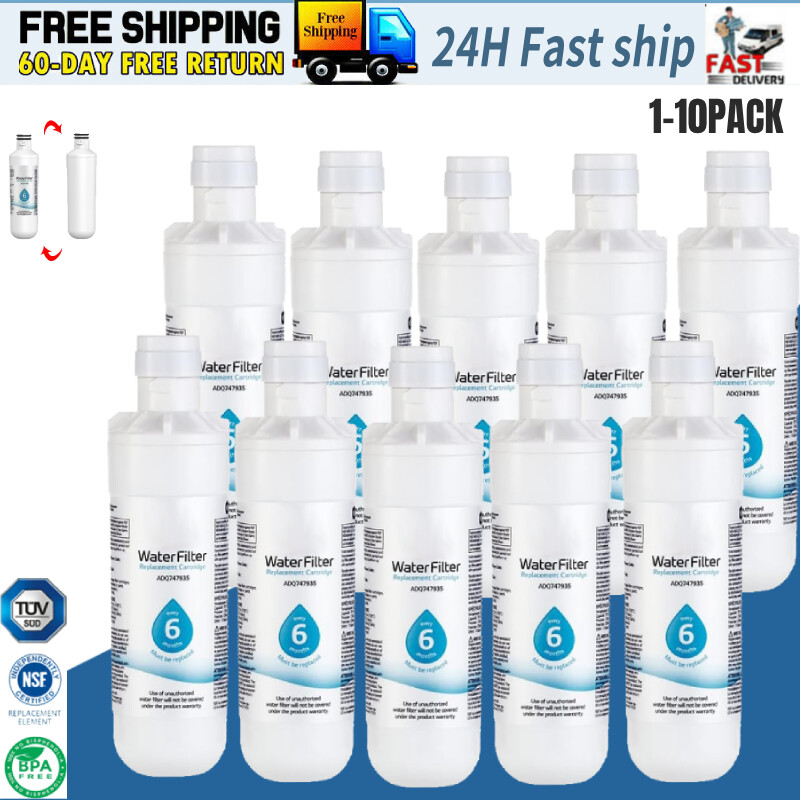 For LG LT1000P Fridge Replacement Refrigerator Water Filter ADQ747935 1~10PACK gallery