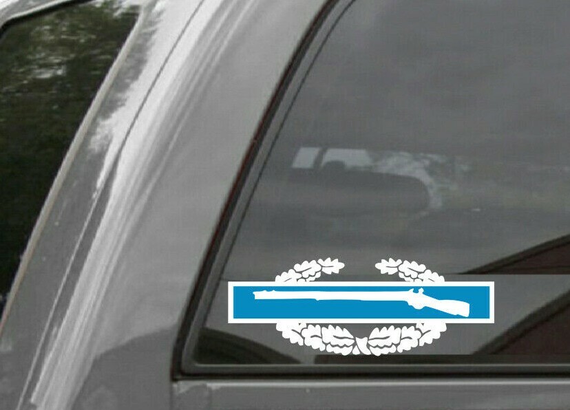 COMBAT INFANTRY BADGE CIB Vinyl Window Decal Sticker U.S. Army gallery