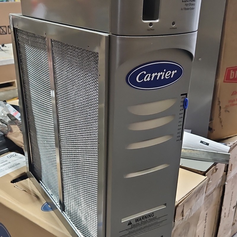 Carrier Electronic High Efficiency Electrostatic Console Air Purifier Silver gallery