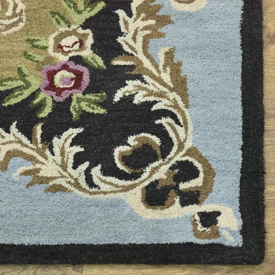 New Handmade Victorian Style Aubusson All Sizes Area Rug Hand-tufted Wool Carpet gallery