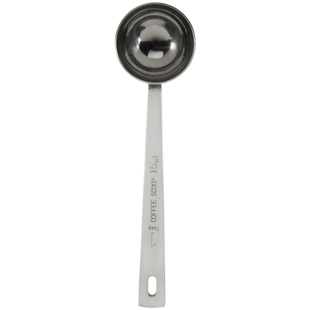 Tablecraft 1 Tbsp. Stainless Steel Coffee / Measuring Scoop gallery