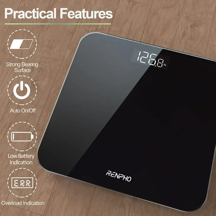 RENPHO Digital Body Weight Scale Highly Accurate Scale for Weight LED Display US gallery