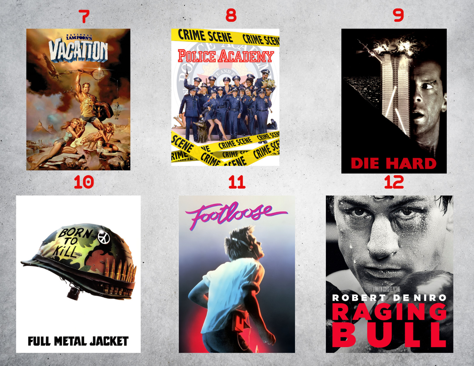 80's Movie Wall Collage Poster Kits gallery