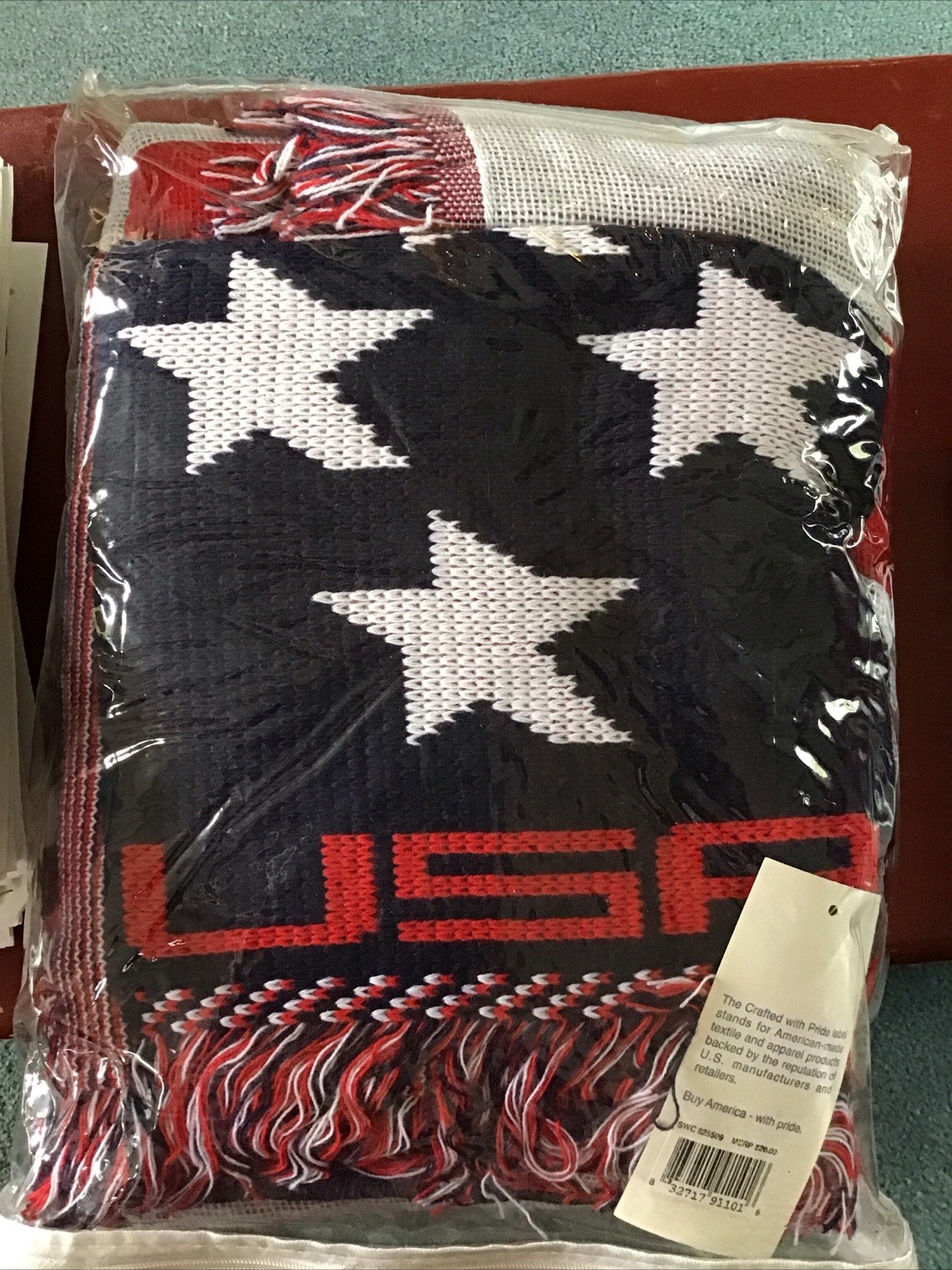 Mohawk Home American Flag Acrylic Triple Woven Throw 50 X 60 “ Brand New gallery