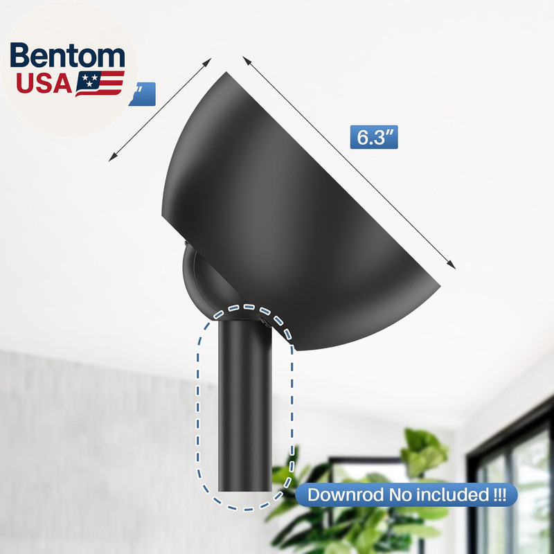 Ceiling Fan Slope Ceiling Kit for Slopes up to 45 Degrees, Sloped Ceiling Fan Ad gallery