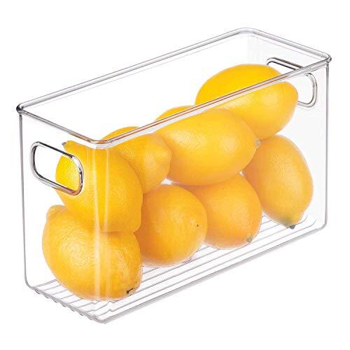 iDesign BPA-Free Plastic Deep Kitchen Storage Bin with Handles, Large,71630 gallery