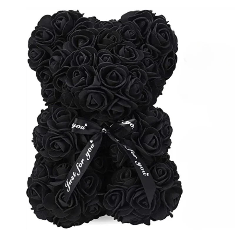 Artificial Eternal Rose Teddy Bear Gift for Mom Mother’s Day Birthday gallery