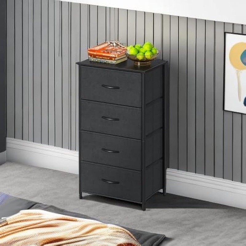 Small Dresser Storage Unit Compact Fabric Drawer Organizer Bedroom Spaces New gallery