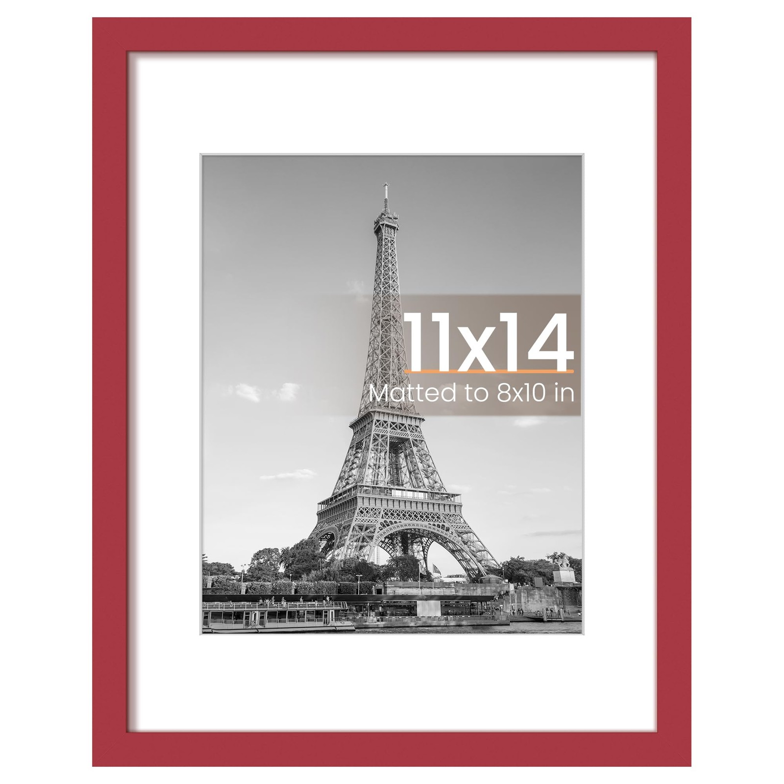 upsimples 11x14 Picture Frame, Display Pictures 8x10 with Mat or 11 x 14 With... gallery