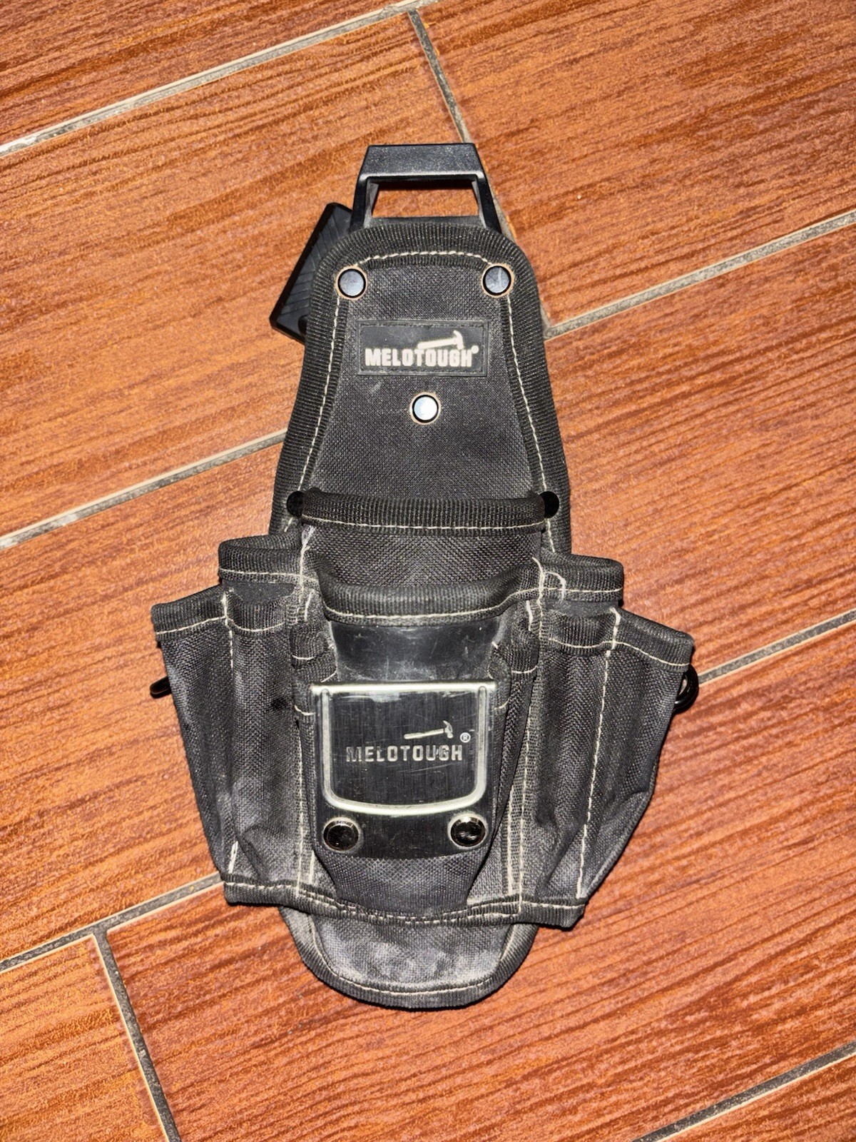 MELOTOUGH Tool Pouch Fabric Black Multi-Pocket Holster Single Item Organizer gallery
