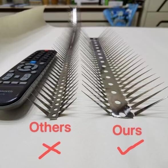 40Inch Raccoon Squirrel Spikes Deterrent for Bird Feeder PoleTree Baffle for Sq gallery