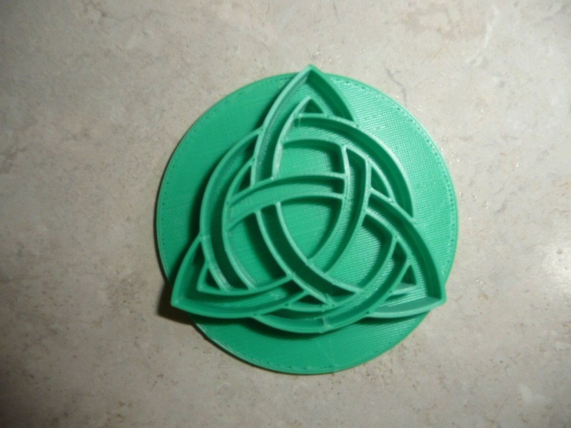 TRINITY TRIQUETRA CELTIC KNOT COOKIE STAMP EMBOSSER MADE IN USA PR4450 gallery