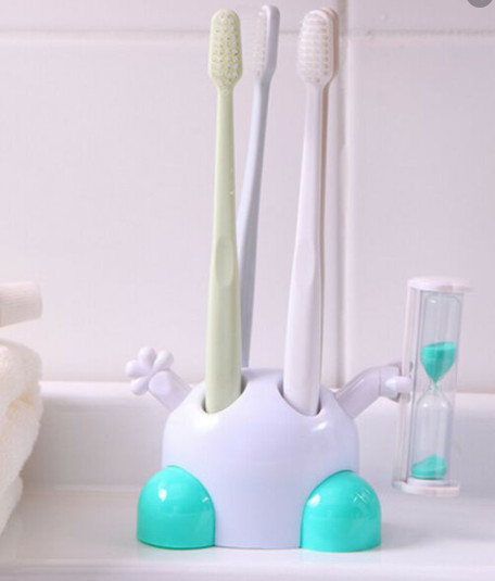 Toothbrush Holder Tooth Brushing Sand Watch Hourglass 3 Minutes Timer Kids USA gallery