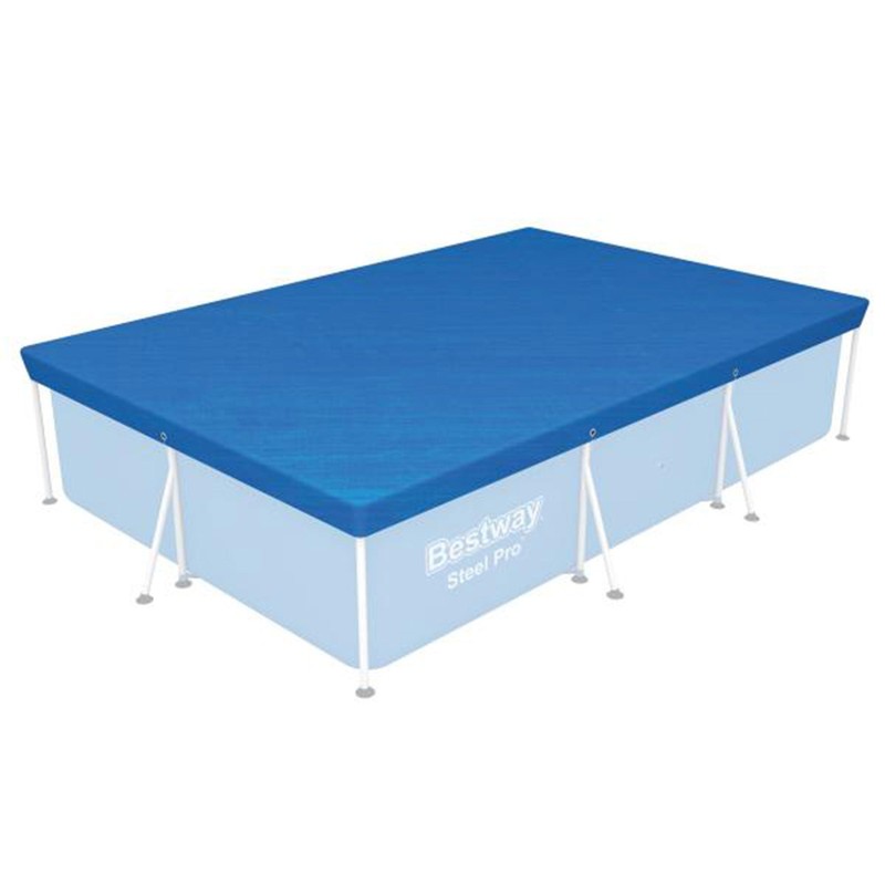 Bestway Flowclear Rectangle 13' 1" x 6' 11" Above Ground Pool Cover (Cover Only) gallery