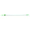 Unger-96" Threaded Telescoping Pole, 7/8 in Dia, Silver/Green, Aluminum/Pl|15854 gallery