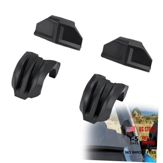 2PCS Windshield Clamp Kit Compatible with RZR for Polaris Ranger 1000 900 XP