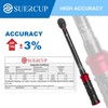 SUERCUP 3/8-inch Drive Torque Wrench - 10-110 10-110Ft.Lb, Black gallery