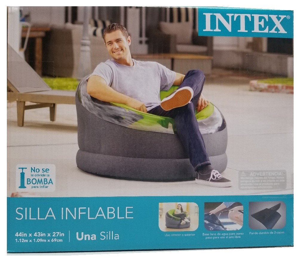 Intex Empire Inflatable Chair Green 44inch X 43inch X 27inch gallery