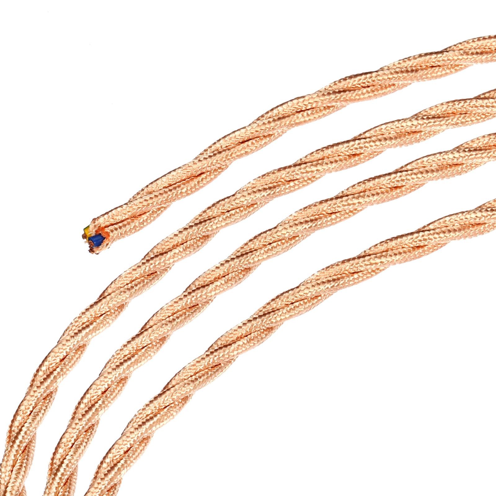 Contort Fabric Coated Thread 3 Soul 18AWG 5m/16.4ft, Rose Gold Tone gallery
