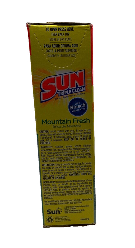 Sun Triple Clean All Purpose Detergent in Mountain Fresh / 19 oz gallery