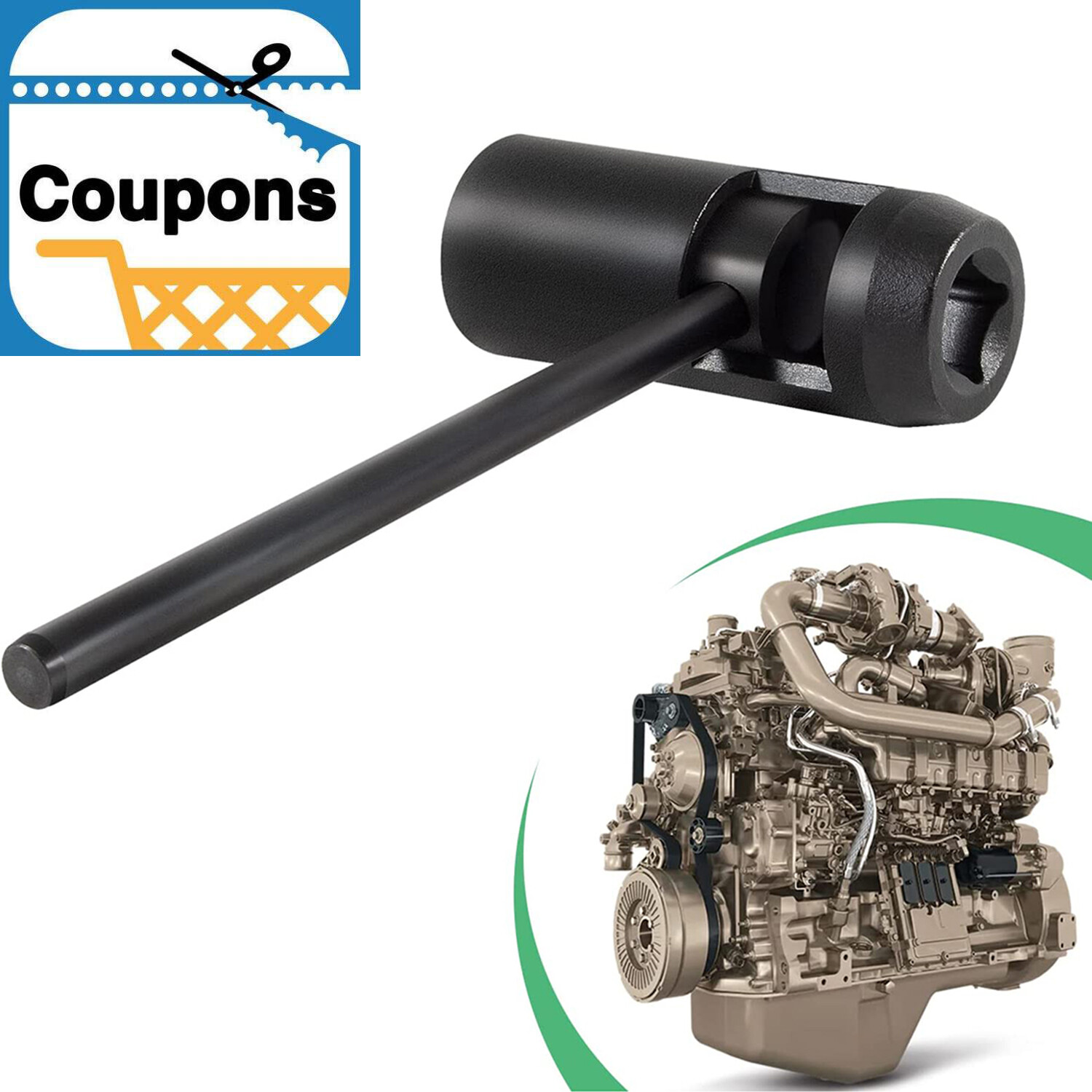21MM Injector Socket Tool for John Deere Engines Alternative for JDE92 & 7458 gallery