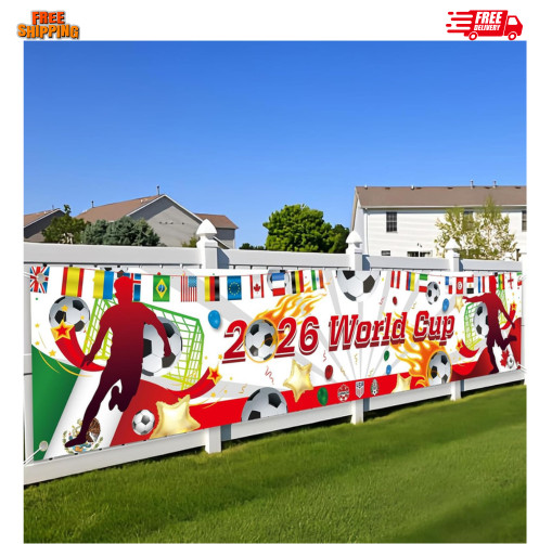 World Cup Banner for 2026 International Flags Decorations around the World Cup B gallery