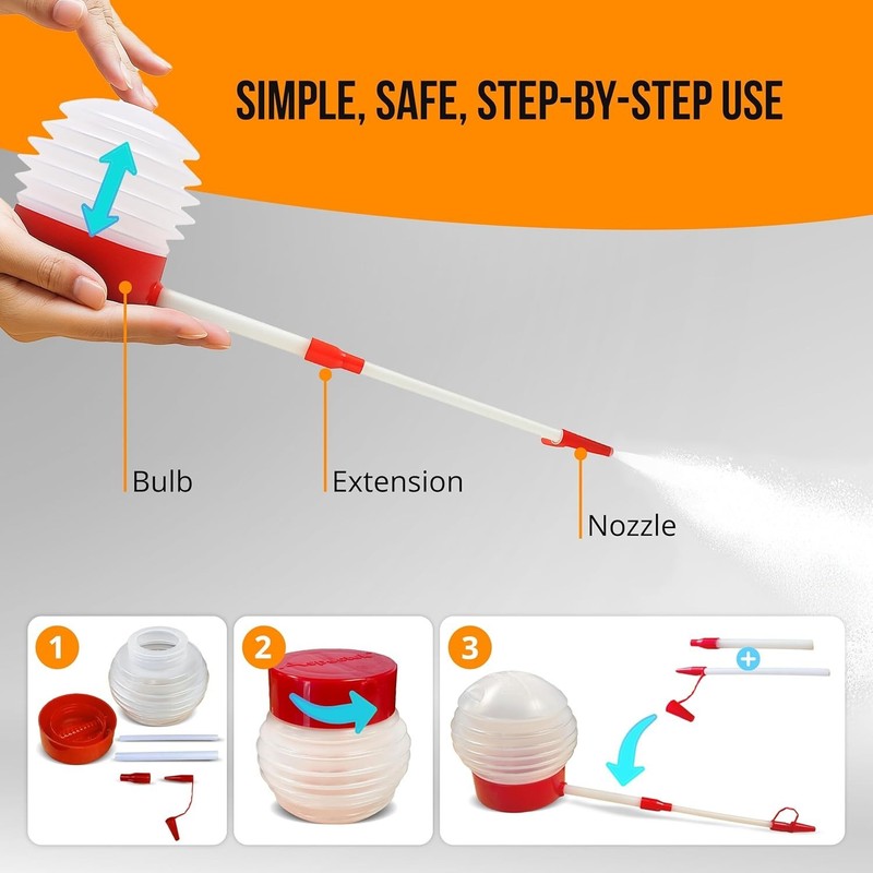 Ergonomic Powder Applicator for Fine Dust - Versatile Tool for Home Maintenance gallery