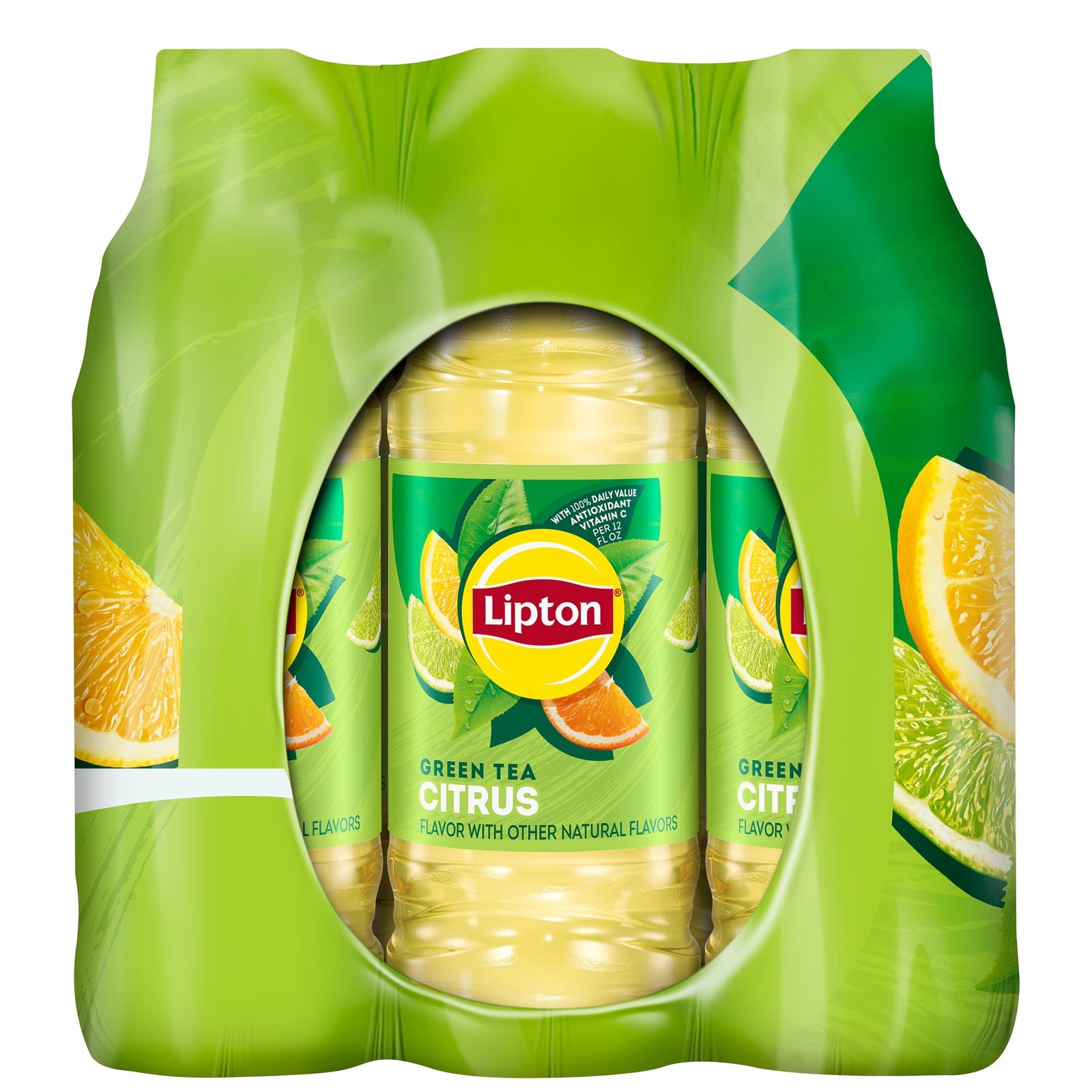 Lipton Iced Green Tea, Citrus Bottled Tea Drink, 16.9 oz, 12 Bottles gallery