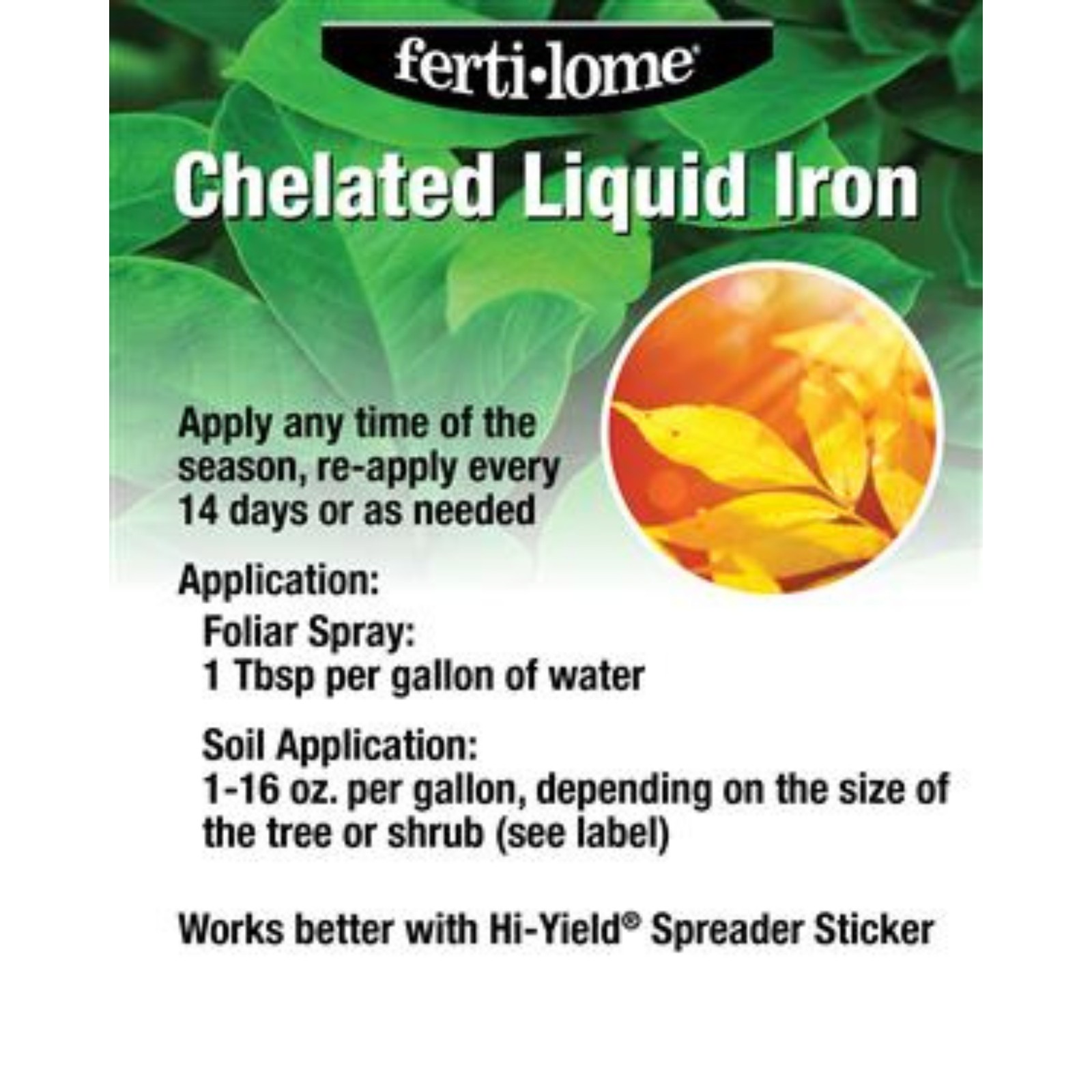 Fertilome Chelated Liquid Iron and Other Micronutrients, 16oz gallery