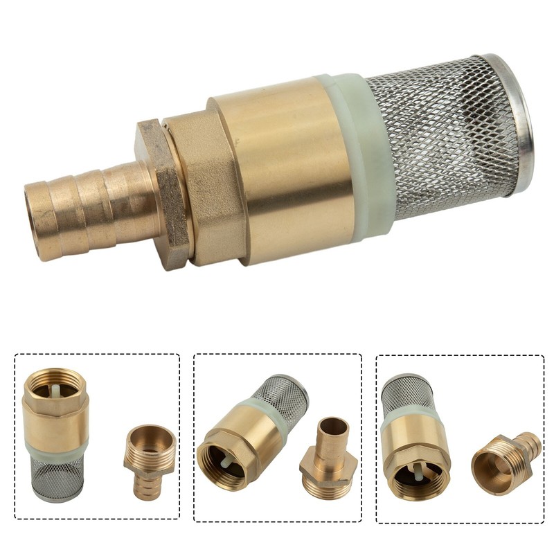 Non-return Valve Suction Strainer Foot Valve Hose Connection 19 25 mm 3/4in 1in gallery