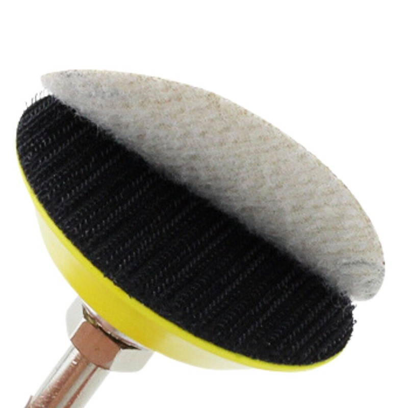 3" Hook and Loop Sanding Disc Backing Pad with Removable Foam Layer - 1/4" Shank gallery