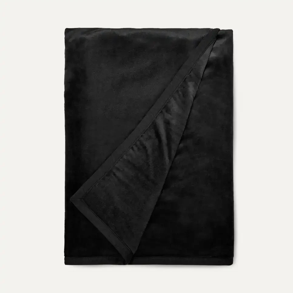 UGG DUFFIELD II THROW BLANKET THICK PLUSH BLACK 50X70 NEW With Tags gallery