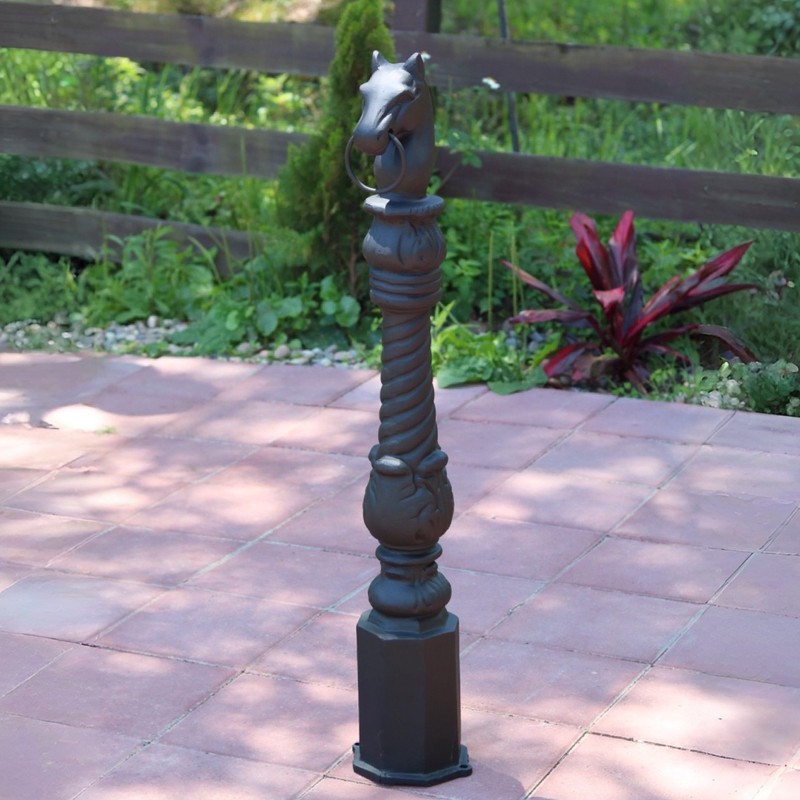 Victorian Style Horse Head Hitching Post gallery