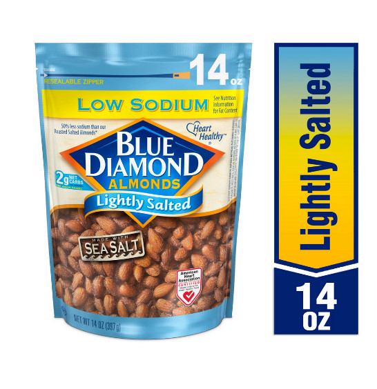 Blue Diamond Almonds Lightly Salted with Sea Salt Almonds, 14 Oz. gallery
