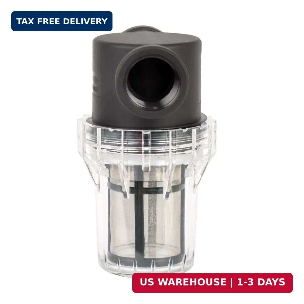 Generic Water Pump Strainer 3/4"" Female NPT in-Line Strainer with 100 Mesh Stai gallery