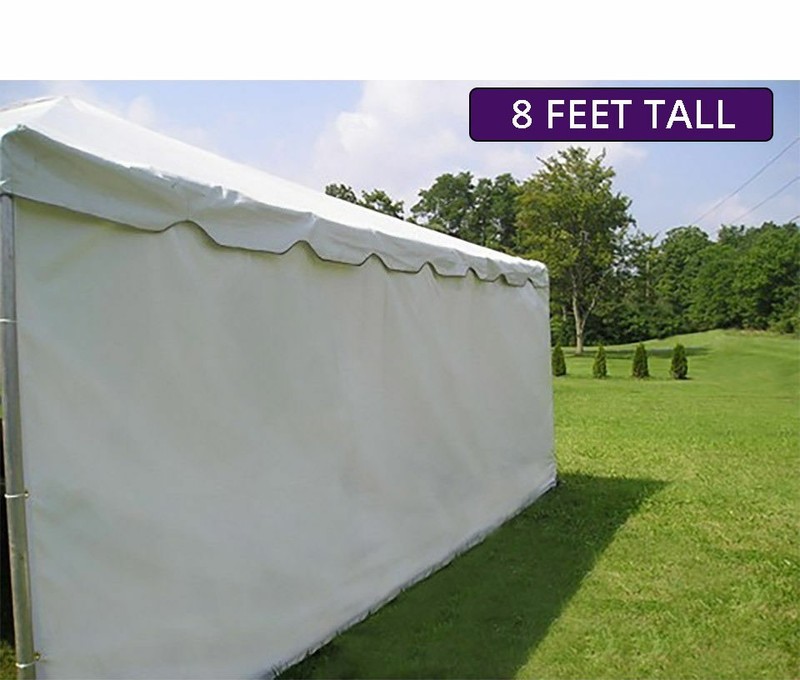 Canopy Side Walls Solid Panels Water Resistent for 8ft Backyard Event Tent 20x40 gallery
