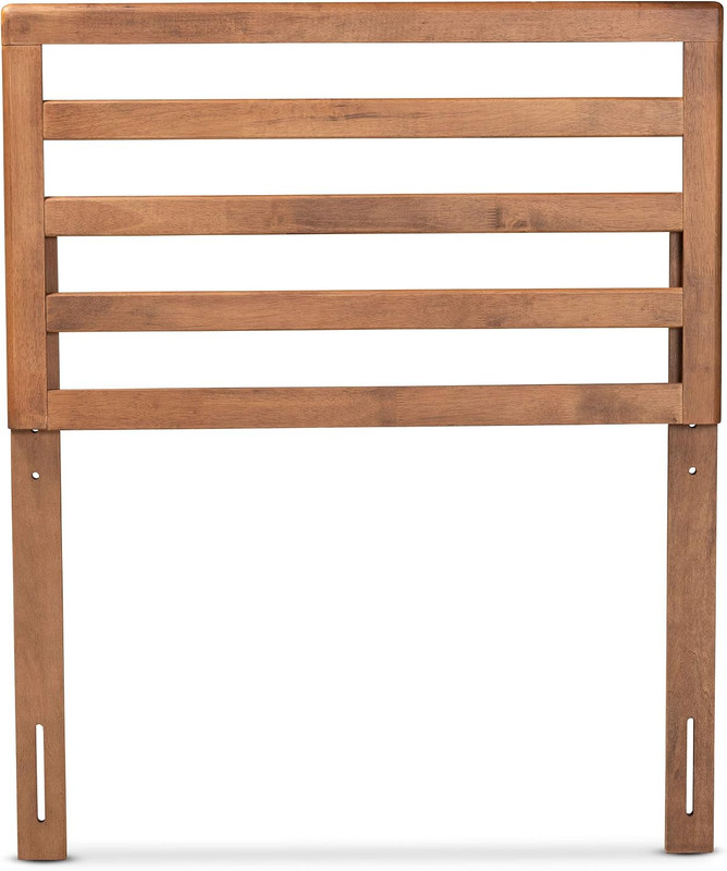 Akemi Modern Twin Size Headboard in Ash Walnut Finish gallery