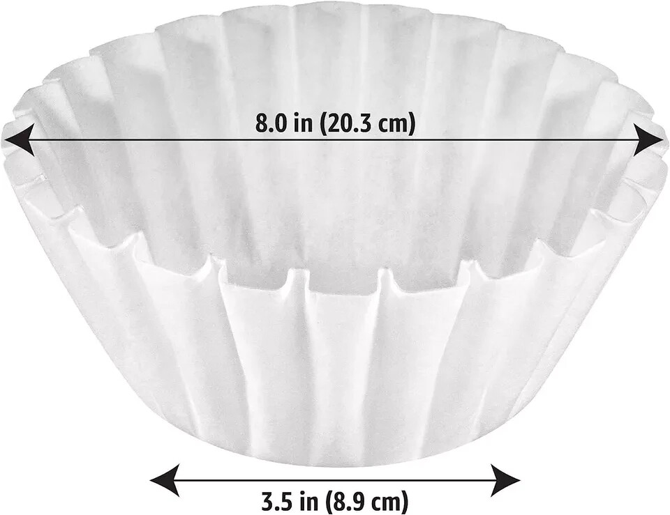 *Coffee Filters 8-12 Cup, 200 Count, Basket Coffee Filter, Paper Filters White.* gallery