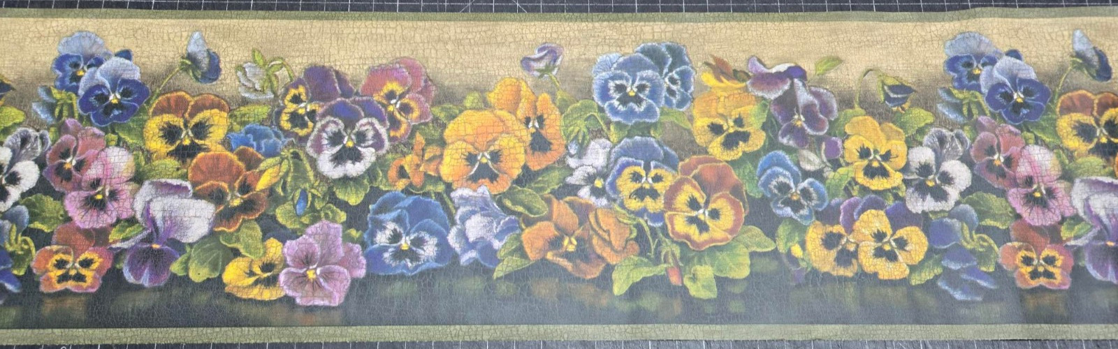 Multi-Colored Flowers Floral Print Wallpaper Border GG54022B 7in x 15ft gallery