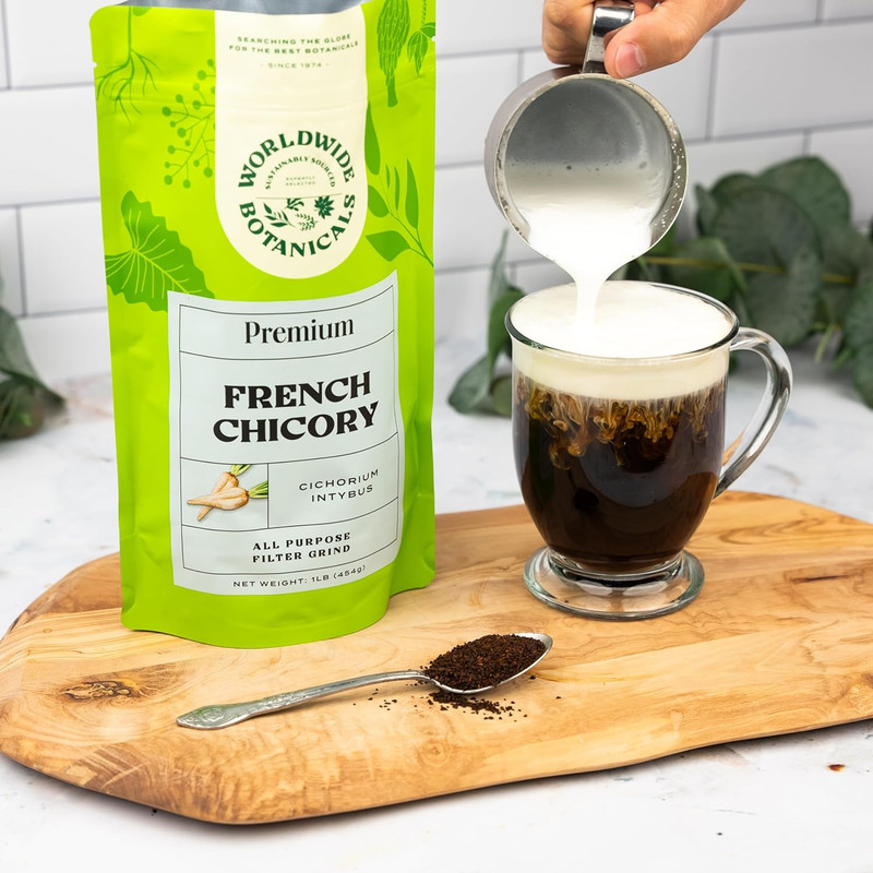 Chicory Root 1 lb Roasted Coffee Substitute Caffeine Free Acid Free Prebiotic gallery
