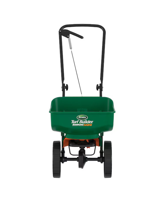 Turf Builder EdgeGuard Mini Broadcast Spreader 15-lb Capacity Compatible gallery
