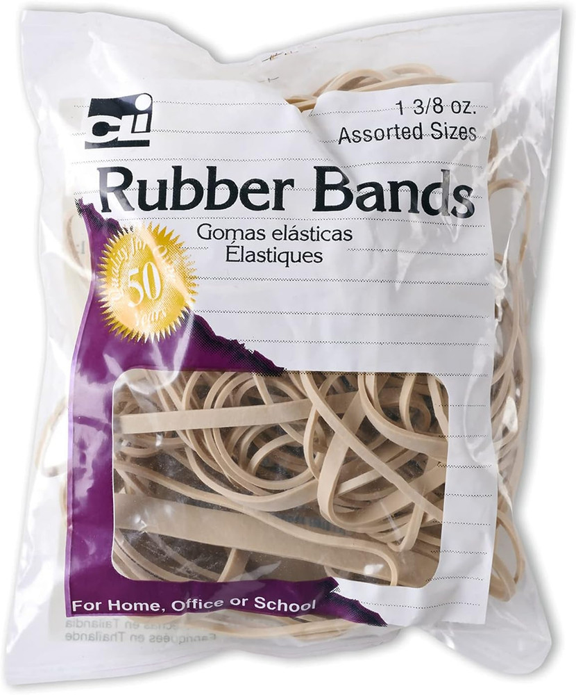 High Quality Rubber Bands Assorted Sizes for Office Crafts Everyday Use
